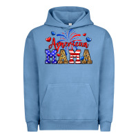 Pigment Pebble Blue American mama Urban Hoodie - Neo Western