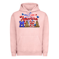 Pigment Salmon American mama Urban Hoodie - Neo Western