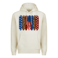Oatmeal Heather Back to blue brushstroke 4th of july Premium Hoodie - CowGirlArtShop