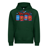Forest Green American mama Urban Hoodie - Neo Western