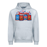Heather Grey American mama Urban Hoodie - Neo Western