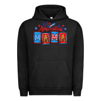 Pigment Black American mama Urban Hoodie - Neo Western