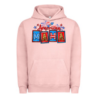 Pigment Salmon American mama Urban Hoodie - Neo Western