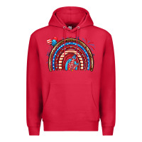Cardinal American rainbow Premium Hoodie - Neo Western