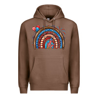 Chestnut American rainbow Premium Hoodie - Neo Western