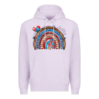 Lilac American rainbow Premium Hoodie - Neo Western