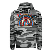 Slate Camo American rainbow Premium Hoodie - Neo Western