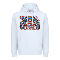 White American rainbow Premium Hoodie - Neo Western