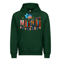 Forest Green American Mini 4th of july Urban Hoodie - CowGirlArtShop