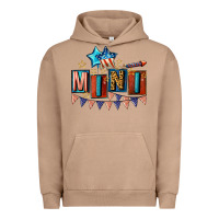 Pigment Burro American Mini 4th of july Urban Hoodie - CowGirlArtShop
