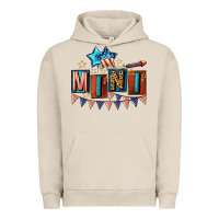 Pigment French Oak American Mini 4th of july Urban Hoodie - CowGirlArtShop