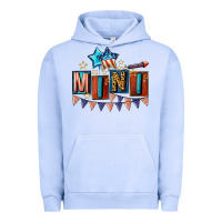 Pigment Grape Ice American Mini 4th of july Urban Hoodie - CowGirlArtShop