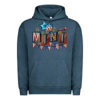 Pigment Midnight Navy American Mini 4th of july Urban Hoodie - CowGirlArtShop