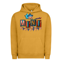 Pigment Peanut Butter American Mini 4th of july Urban Hoodie - CowGirlArtShop