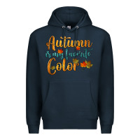 Navy autumn is my favorite color Premium Hoodie - HRA Design Shop