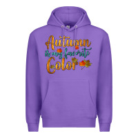 Purple autumn is my favorite color Premium Hoodie - HRA Design Shop