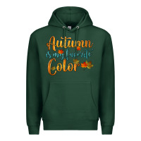 Sports Green autumn is my favorite color Premium Hoodie - HRA Design Shop