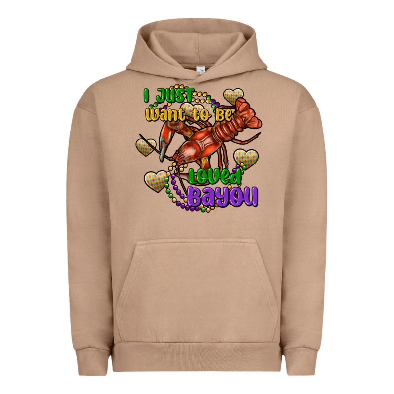 Crawfish I Just Want To Be Loved Bayou Urban Hoodie by FaDigitalArtStudio | Teevron