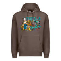 Coffee tequila time & sunshine Premium Hoodie - SublimationCraftShop