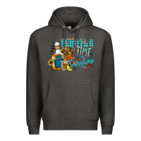 Charcoal Heather tequila time & sunshine Premium Hoodie - SublimationCraftShop