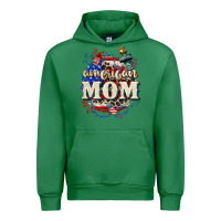 Emerald American Mom 4th of July Urban Hoodie - CowGirlArtShop