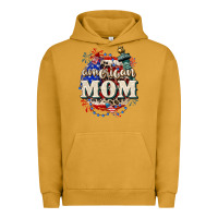 Pigment Peanut Butter American Mom 4th of July Urban Hoodie - CowGirlArtShop