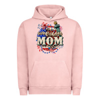 Pigment Salmon American Mom 4th of July Urban Hoodie - CowGirlArtShop
