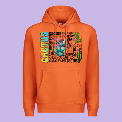 Cactus Premium Hoodie Designed By Cowhidedigitalart