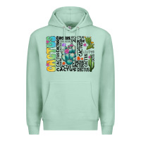 Seafoam cactus Premium Hoodie - CowhideDigitalArt