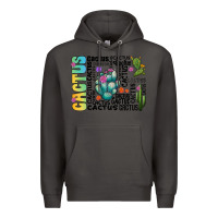 Smoke cactus Premium Hoodie - CowhideDigitalArt
