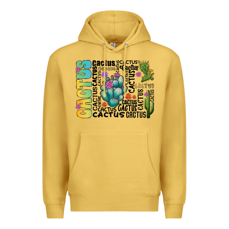 Cactus Premium Hoodie by CowhideDigitalArt | Teevron