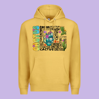 Cactus Premium Hoodie Designed By Cowhidedigitalart