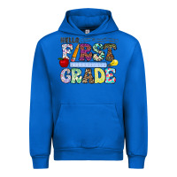 Cobalt hellofirstgrade Urban Hoodie - CowhideDigitalArt