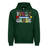 Forest Green hellofirstgrade Urban Hoodie - CowhideDigitalArt