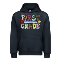 Navy hellofirstgrade Urban Hoodie - CowhideDigitalArt