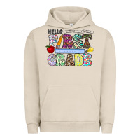Pigment French Oak hellofirstgrade Urban Hoodie - CowhideDigitalArt