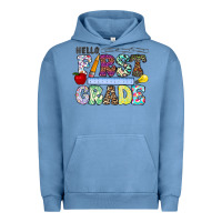 Pigment Pebble Blue hellofirstgrade Urban Hoodie - CowhideDigitalArt