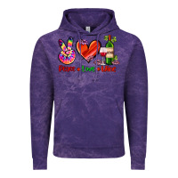 Cloud Purple peace love wine Vintage Hoodie - AdoDesignShop