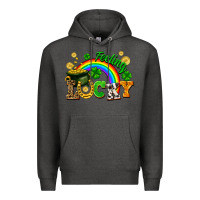 Charcoal Heather feeling lucky Premium Hoodie - FaDigitalArtStudio