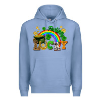 Colony Blue feeling lucky Premium Hoodie - FaDigitalArtStudio
