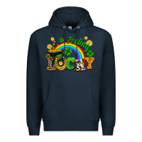 Navy feeling lucky Premium Hoodie - FaDigitalArtStudio