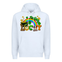 White feeling lucky Premium Hoodie - FaDigitalArtStudio