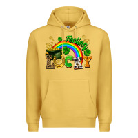 Antique Gold feeling lucky Premium Hoodie - FaDigitalArtStudio