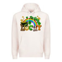 Pale Pink feeling lucky Premium Hoodie - FaDigitalArtStudio