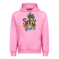 Fuchsia Pink salty beach Urban Hoodie - SublimationCraftShop