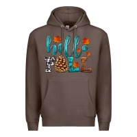 Coffee hello fall Premium Hoodie - HRA Design Shop