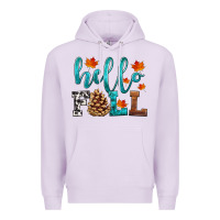 Lilac hello fall Premium Hoodie - HRA Design Shop