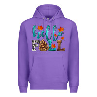 Purple hello fall Premium Hoodie - HRA Design Shop