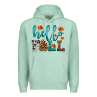 Seafoam hello fall Premium Hoodie - HRA Design Shop