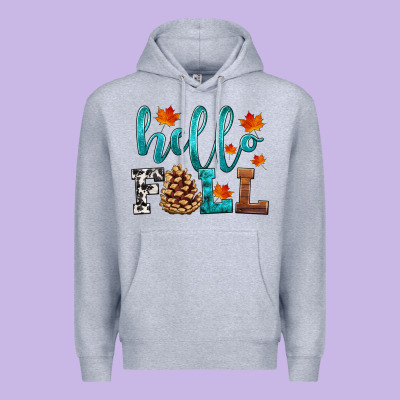 Hello Fall Premium Hoodie Designed By Hra Design Shop